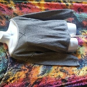 Aerie Charcoal Off-Shoulder Sweatshirt